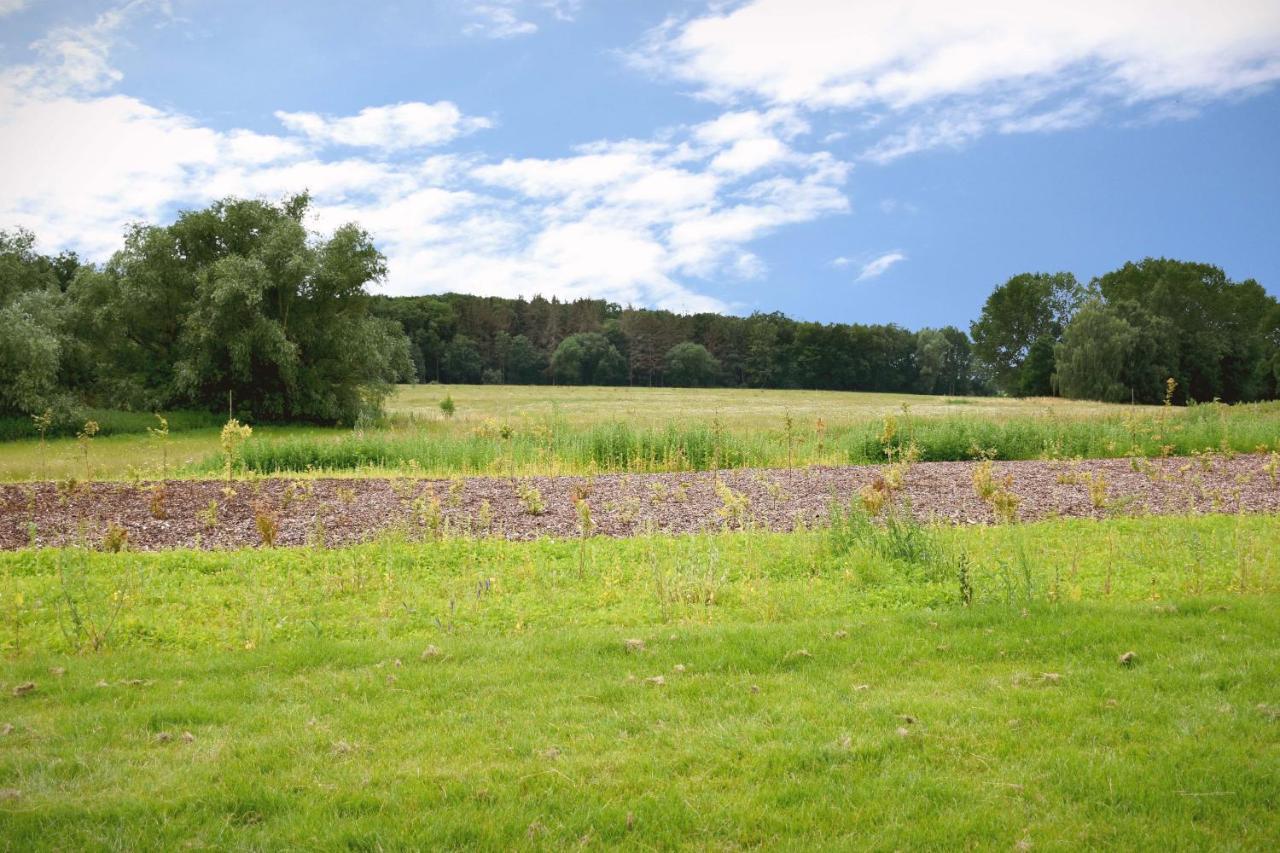 Reetidyll Am Haff Villa Pepelow Exterior foto