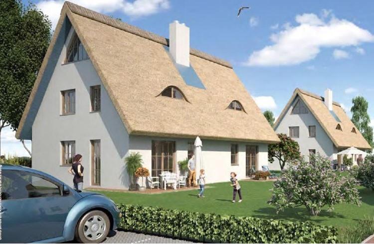 Reetidyll Am Haff Villa Pepelow Exterior foto