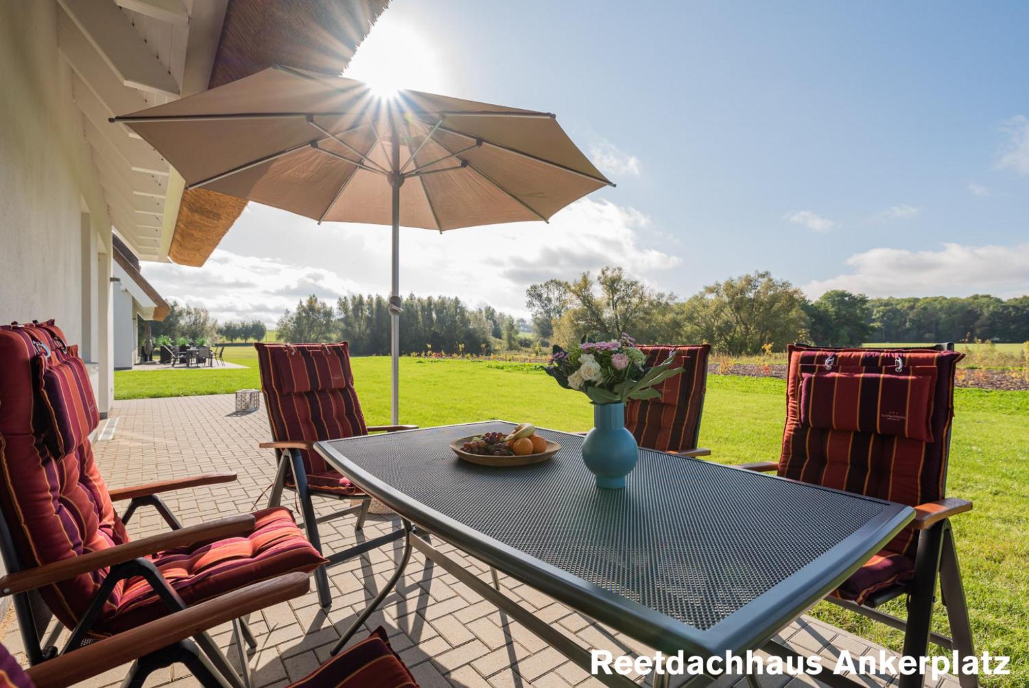 Reetidyll Am Haff Villa Pepelow Exterior foto